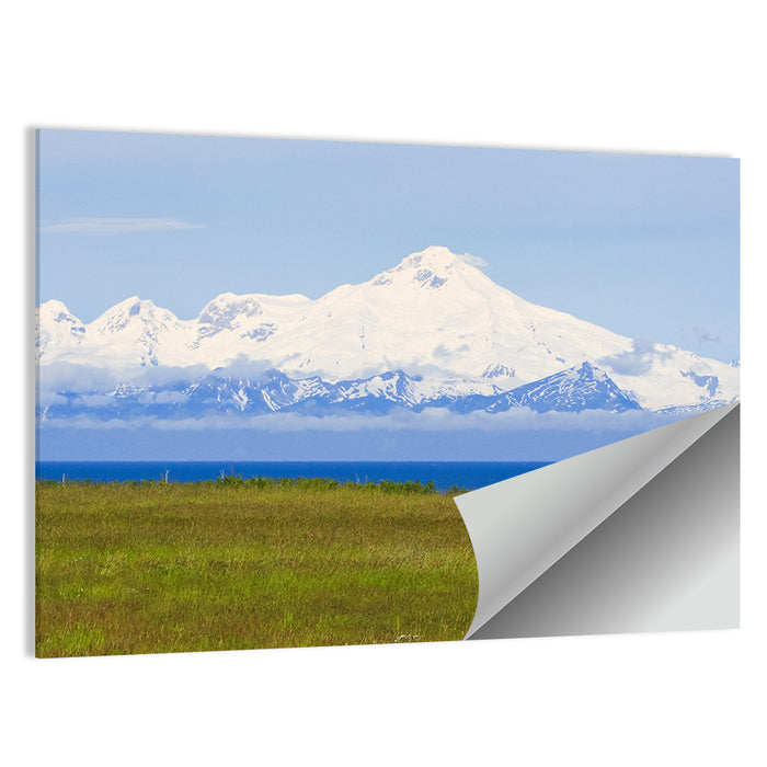 Mount Iliamna Volcano Wall Art as a poster print