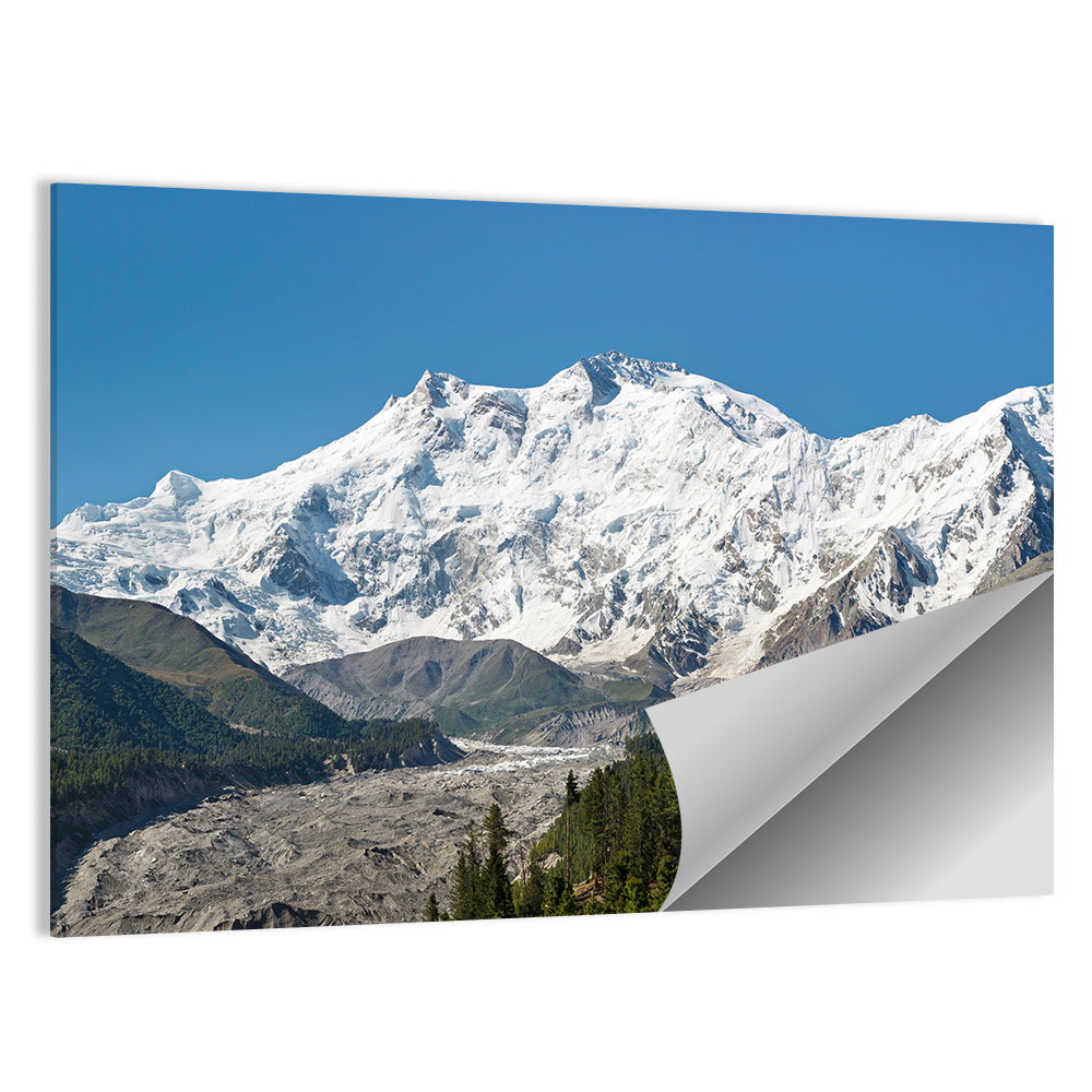 Nanga Parbat Alpine View Wall Art
