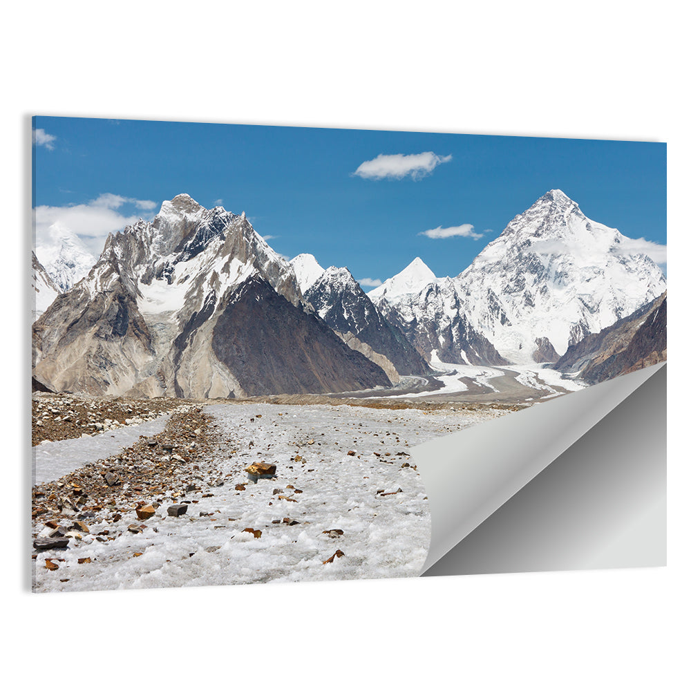K2 and Baltoro Glacier Wall Art