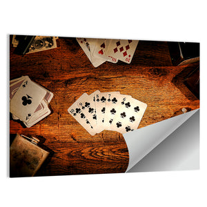 American West Poker Game Wall Art