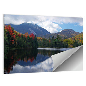 Mountains Lake In Adirondacks Wall Art