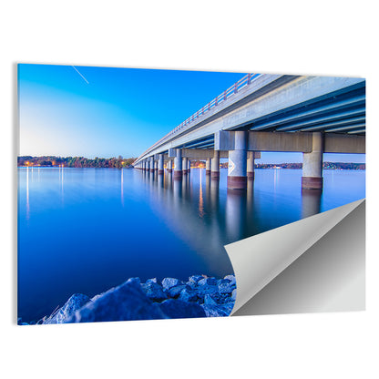 Bridge Over Lake Wylie Wall Art