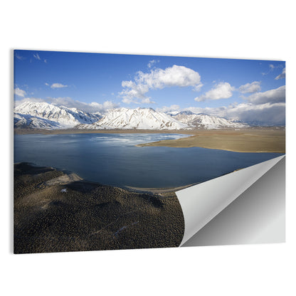 Lake Crowley Aerial View Wall Art