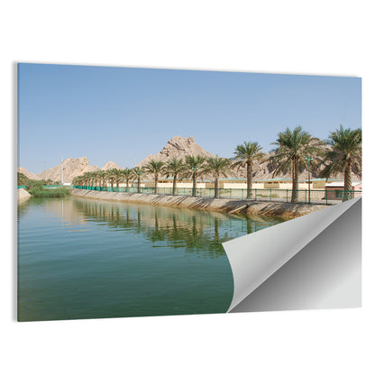 Palm Lake Reflections Wall Art