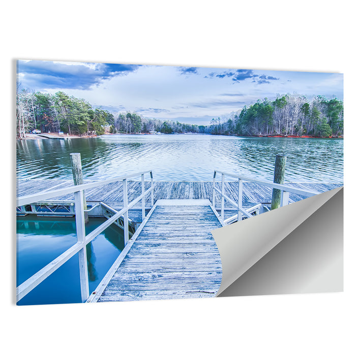 Morning at Lake Wylie Wall Art as a poster print