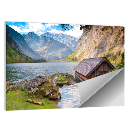Obersee Boathouse at Königssee Wall Art