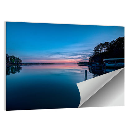 Lake Gaston Twilight Reflection Wall Art