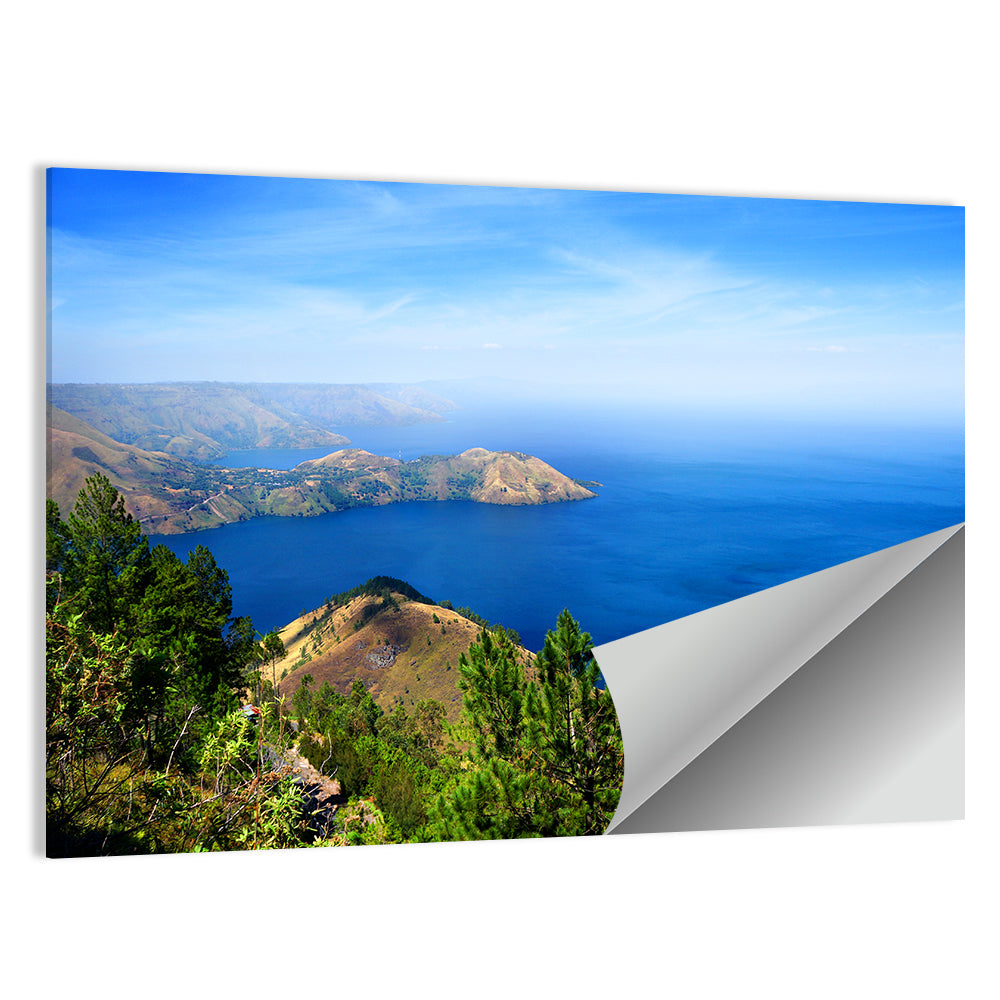 Lake Toba Aerial View Wall Art