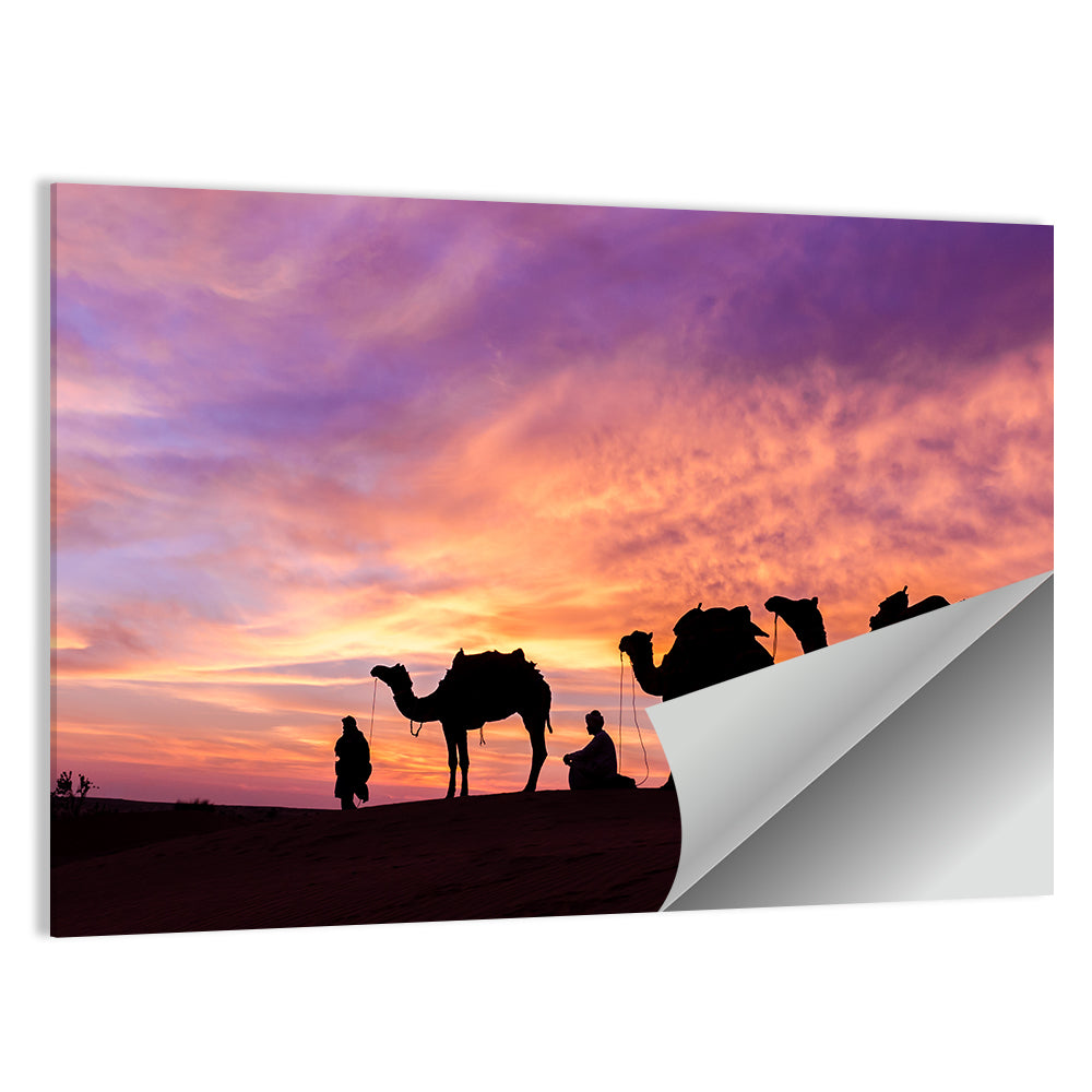 Rajasthan Desert Sunset Wall Art