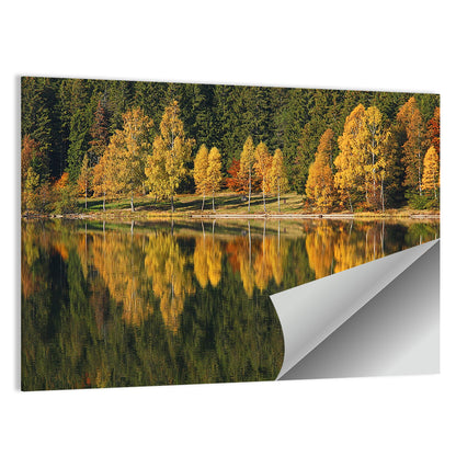 Saint Anna Lake Autumn Reflection Wall Art