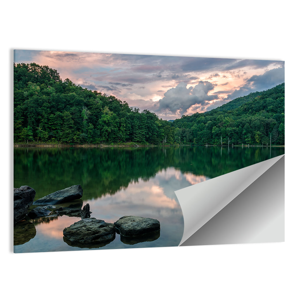 Martins Fork Lake Sunset Wall Art