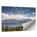 Pines Above a Blue Lake Wall Art