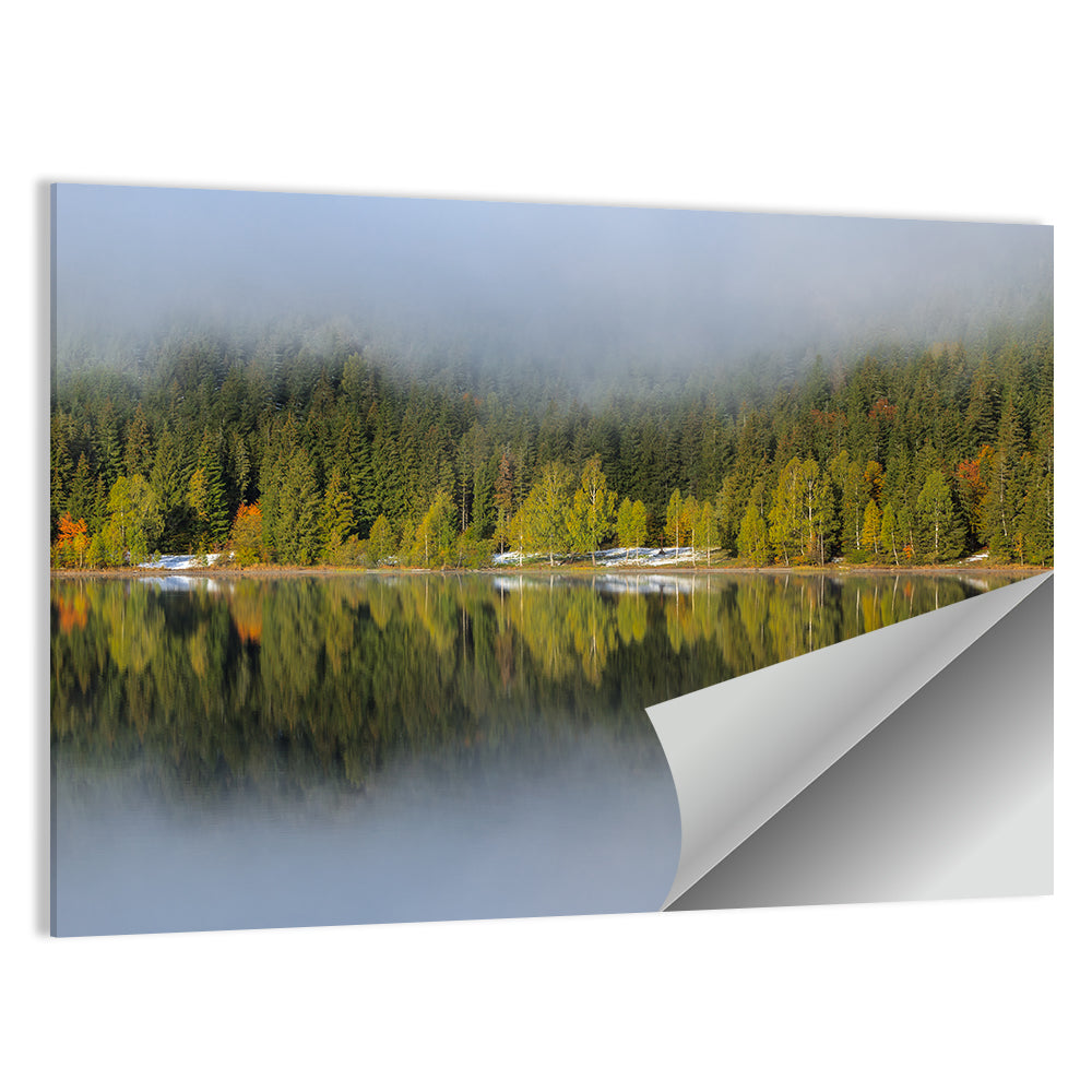 Saint Anna Lake Misty Reflection Wall Art