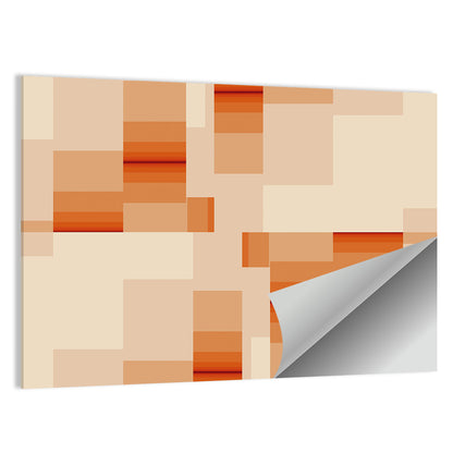 Minimalist Aerial Farm Fields Wall Art