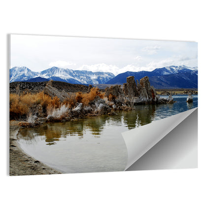 Mono Lake Tufa Towers with Mount Whitney Wall Art