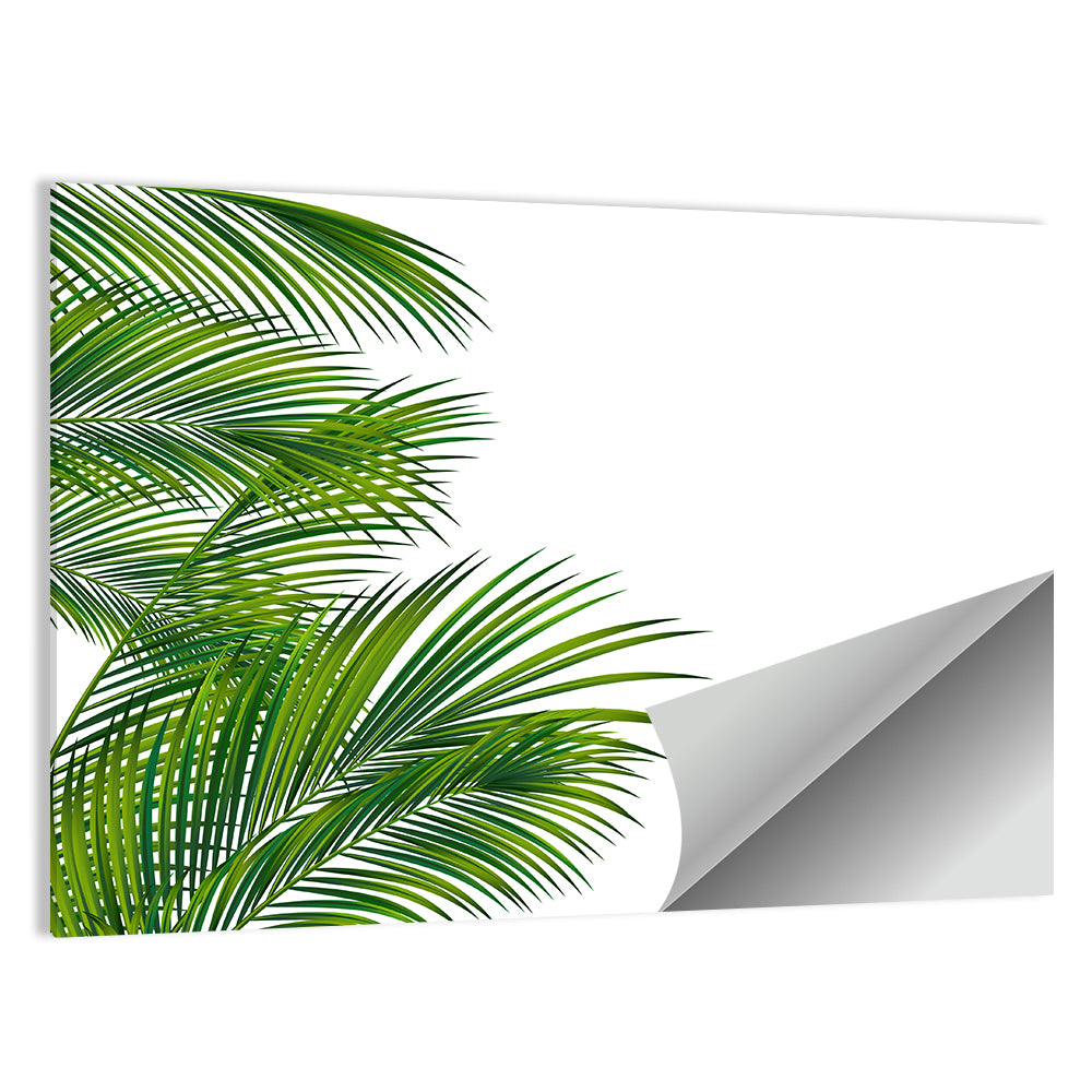 Asymmetrical Palm Fronds Wall Art