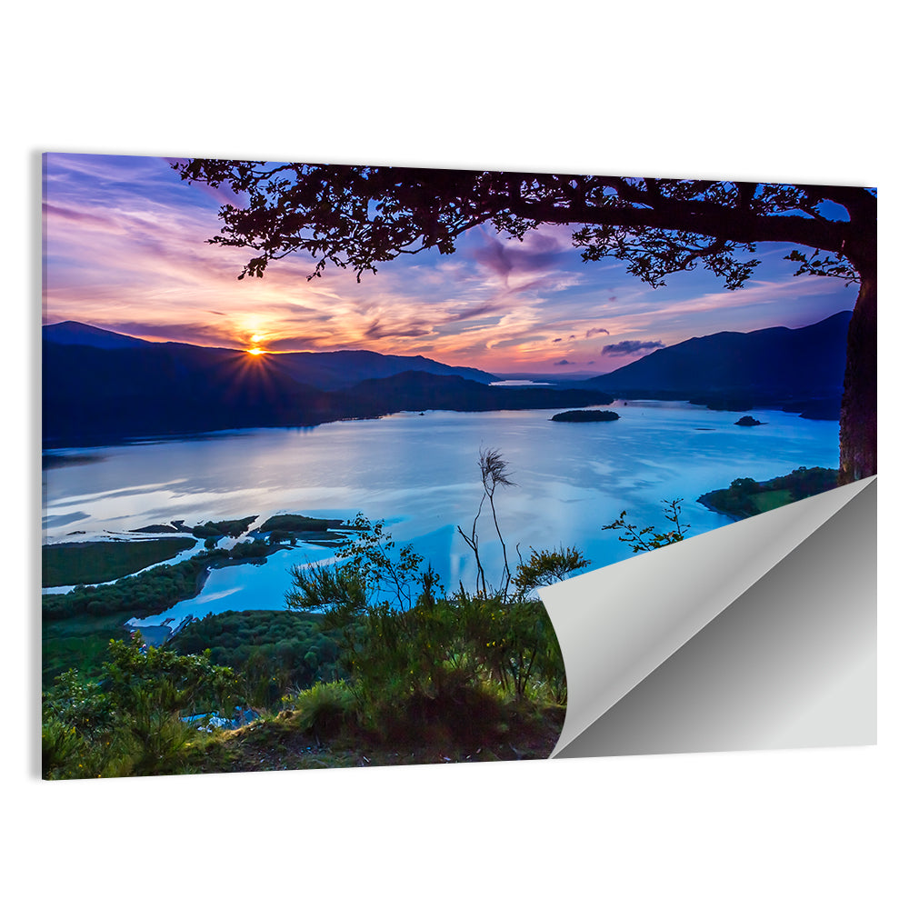 Bassenthwaite Lake Sunset Wall Art