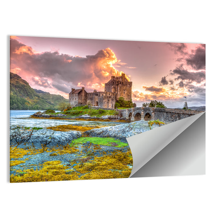 Eilean Donan Castle at Sunset Wall Art as a poster print
