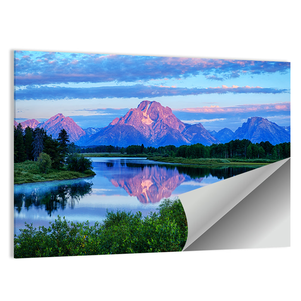 Oxbow Bend Dawn Reflection Wall Art