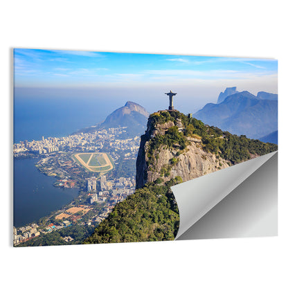 Rio De Janeiro Skyline with Christ the Redeemer Wall Art