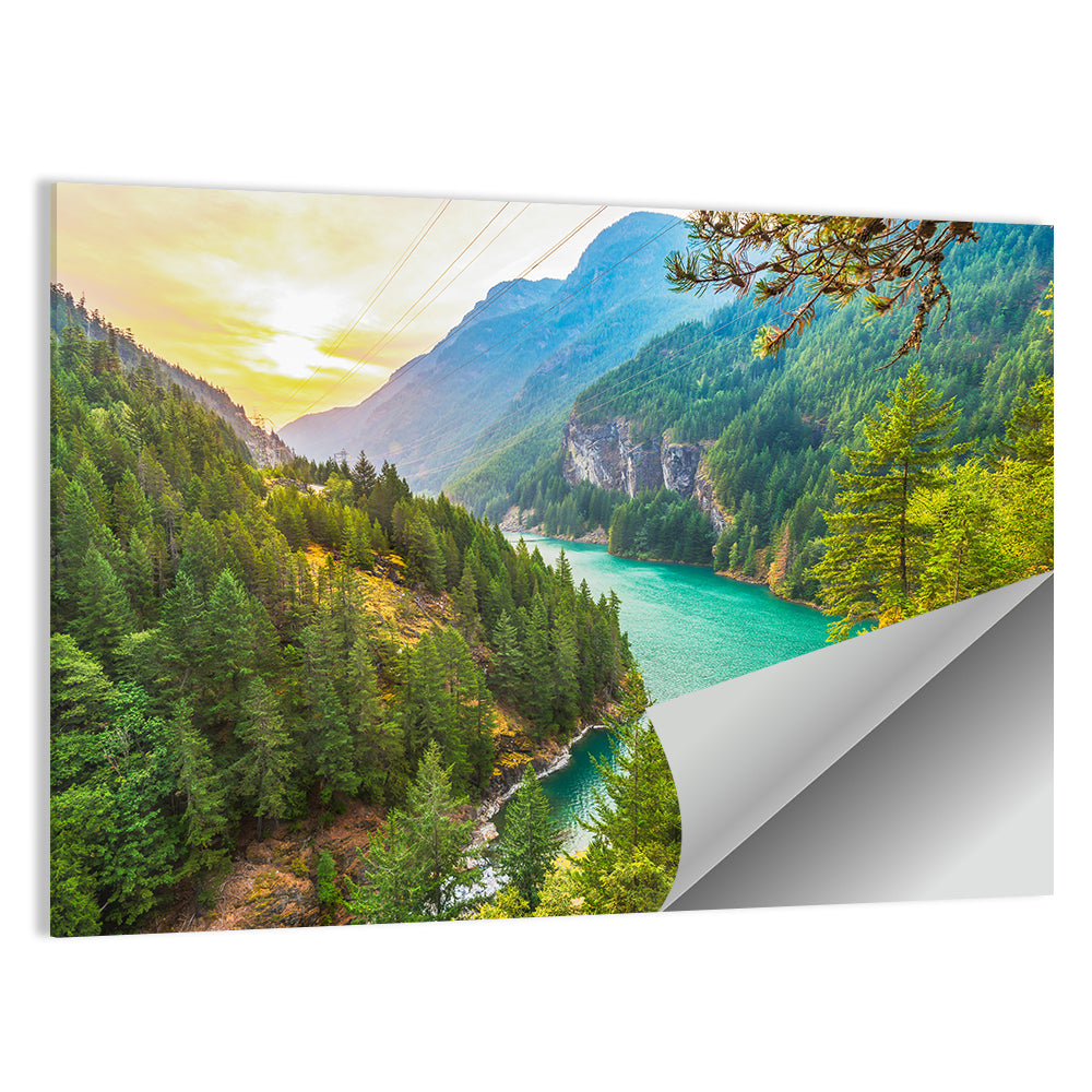 Diablo Lake Sunrise Wall Art