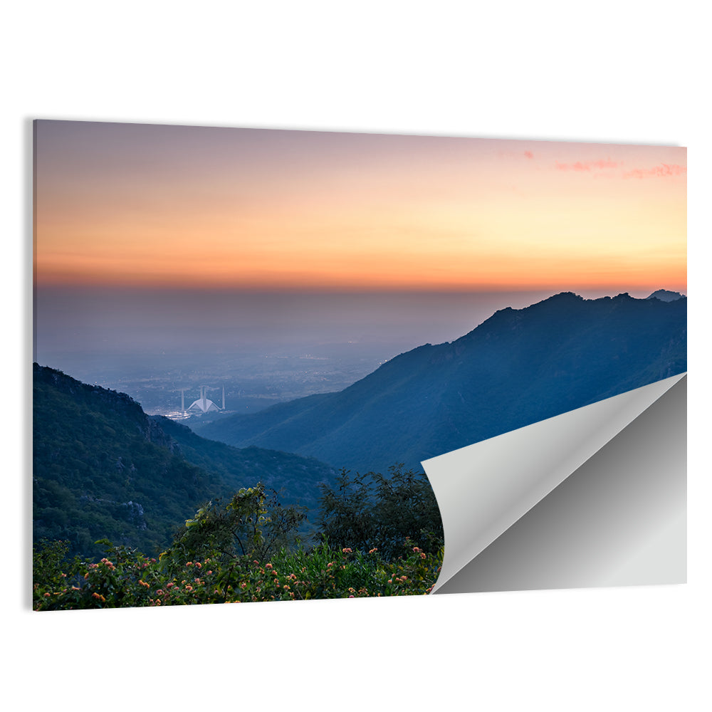 Margalla Hills Twilight Wall Art