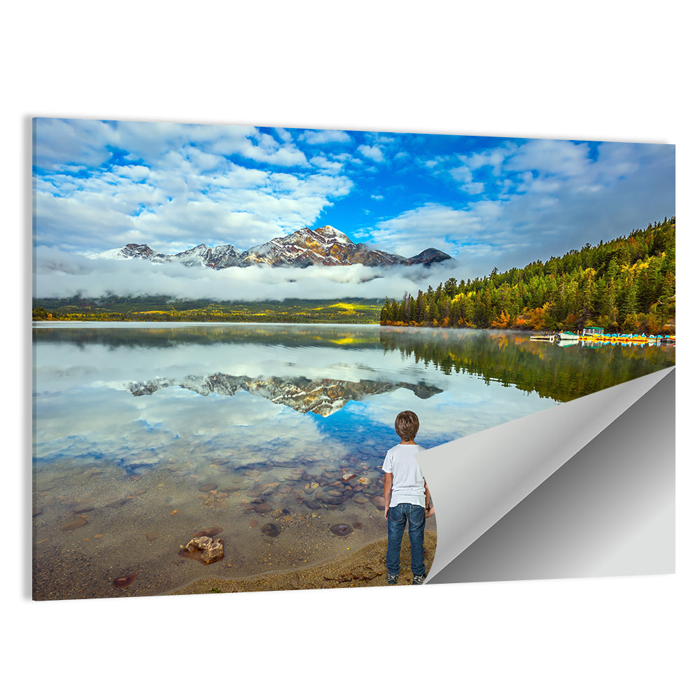 Pyramid Lake Reflection Wall Art