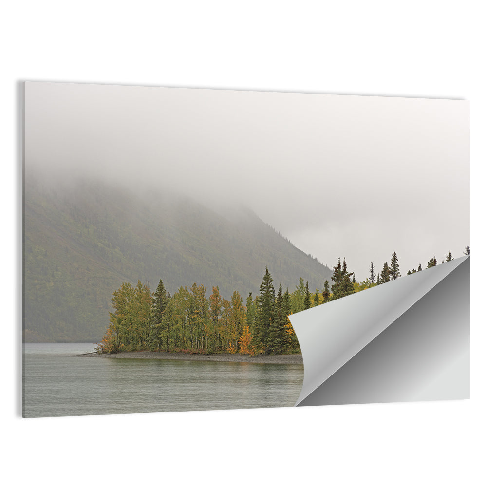Kathleen Lake Autumn Shoreline Wall Art