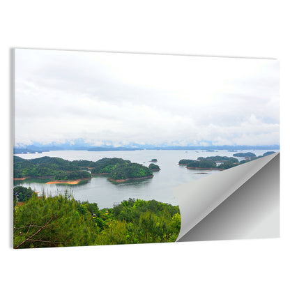 Qiandao Lake Islands View Wall Art