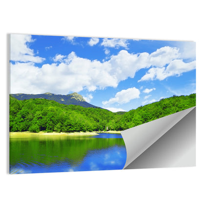 Montseny Mountains from Santa Fe Lake Wall Art