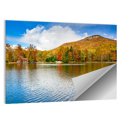 Yonah Mountain Lake View Wall Art