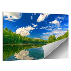 Lake in Kurtna Wall Art