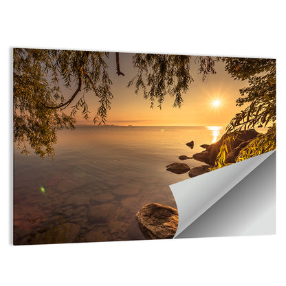 Simcoe Lake Golden Hour Wall Art