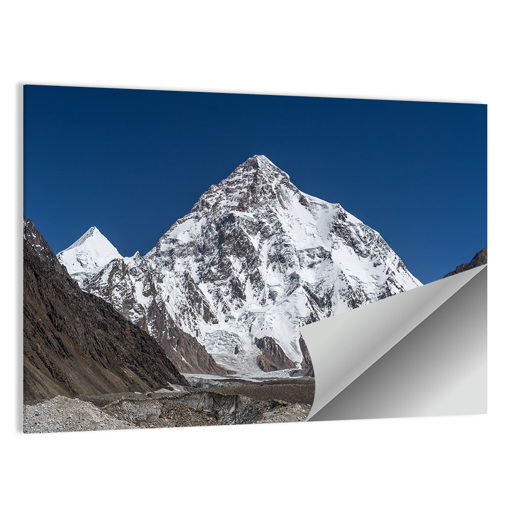 K2 Snow-capped Peak Wall Art