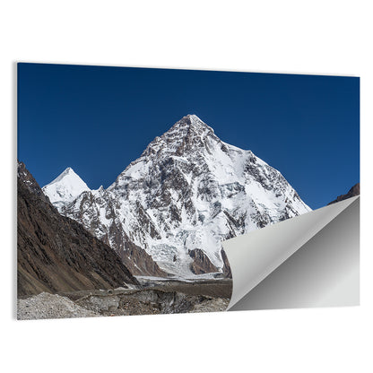 K2 Snow-capped Peak Wall Art