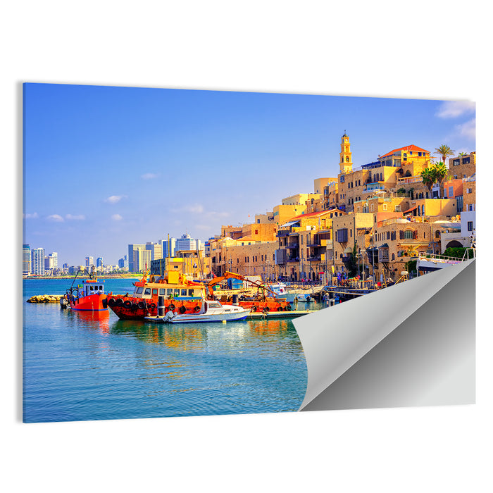 Old Jaffa Harbor Wall Art as a poster print