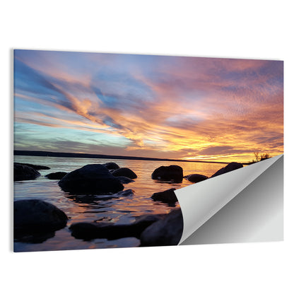 Lake Sakakawea Sunset Wall Art