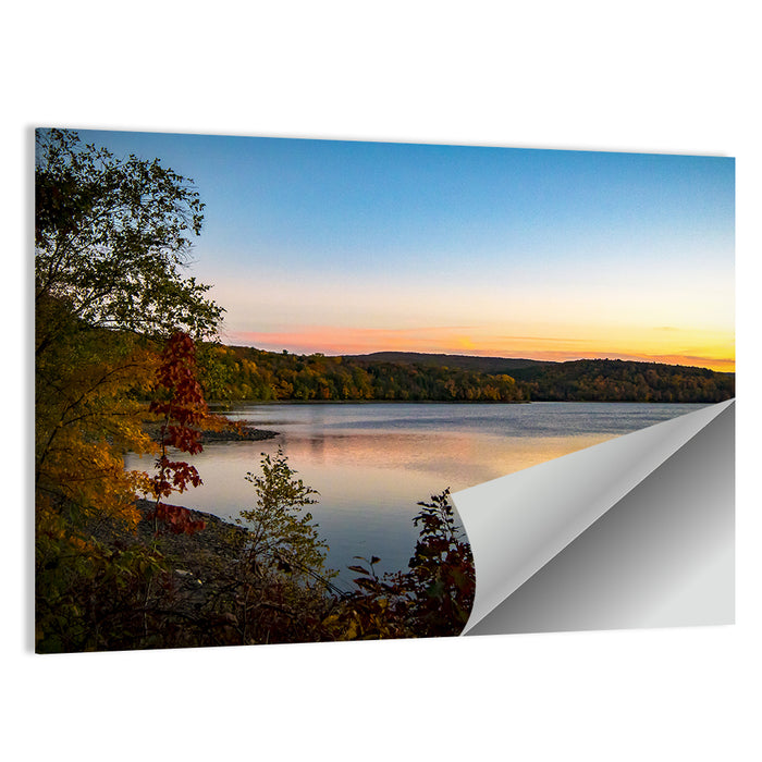 Lake Scranton Sunset Wall Art as a poster print