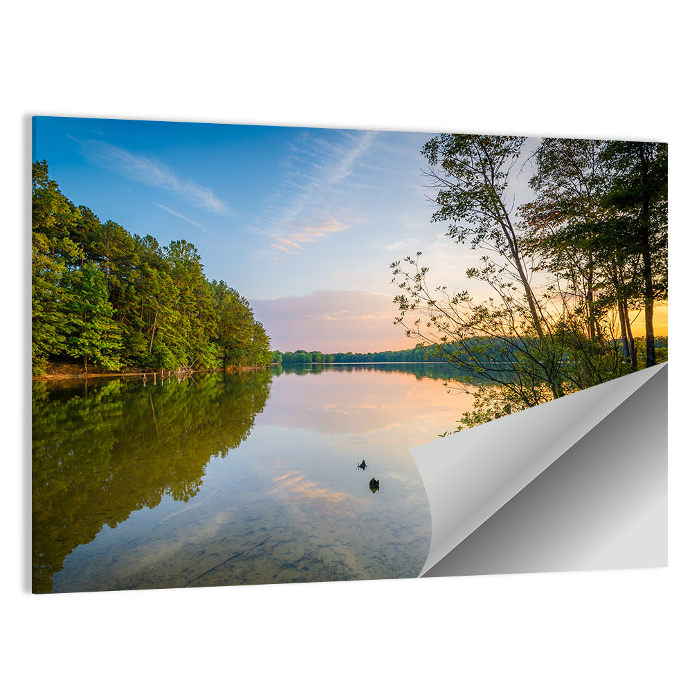 Lake Norman Golden Reflections Wall Art