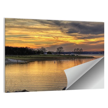 Lake Whitney Sunset Wall Art