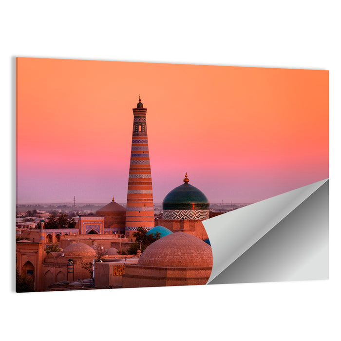 Islam Khoja Minaret, Khiva Wall Art as a poster print