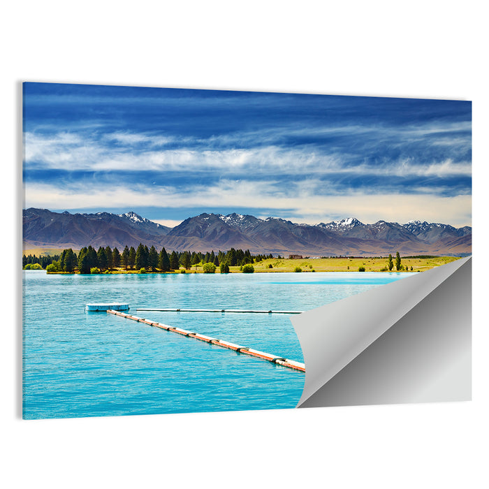 Lake Ruataniwha Landscape Wall Art as a poster print