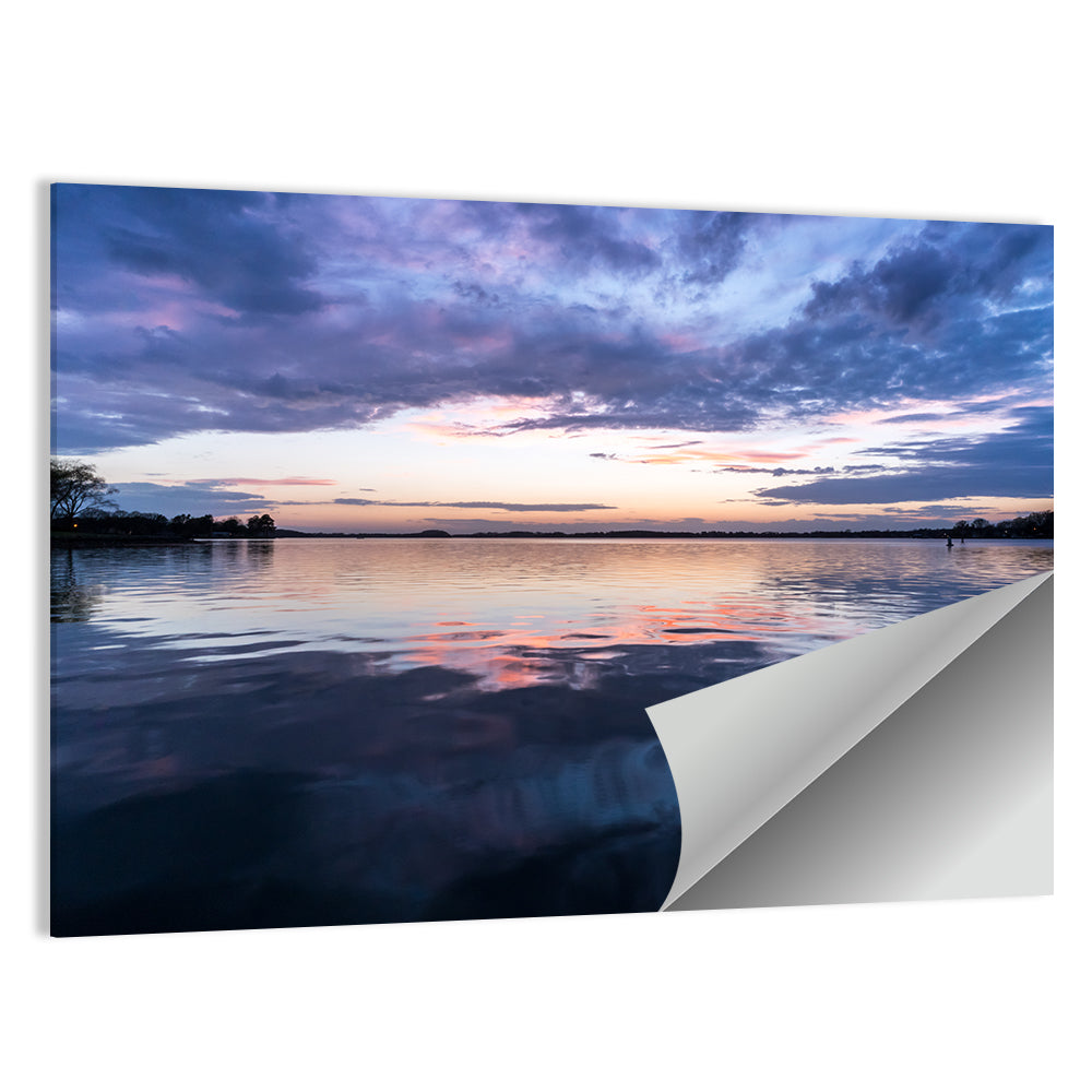 Lake Norman Sunset Reflection Wall Art