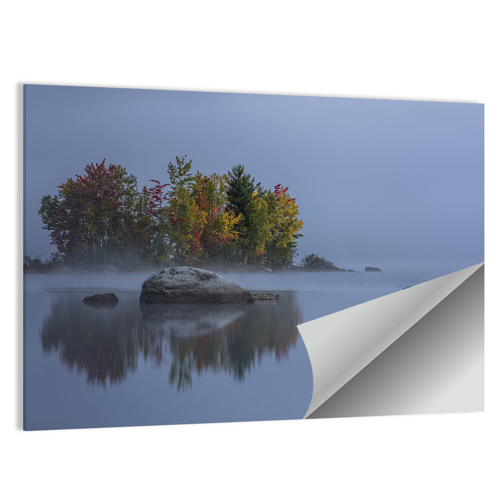 Morning Mist Over Chittenden Lake Wall Art