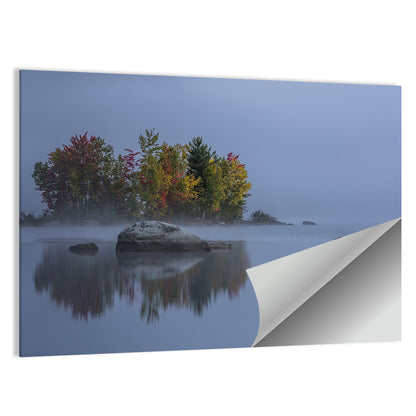 Morning Mist Over Chittenden Lake Wall Art