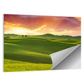 Tuscany Rolling Hills Sunset Wall Art