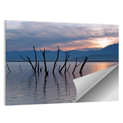Lake Isabella Sunrise Reflection Wall Art