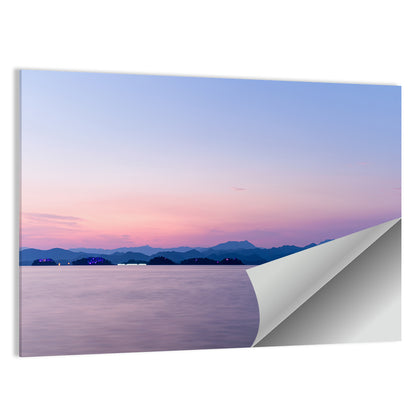 Hangzhou Thousand Island Lake at Dusk Wall Art