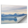 Mount Cook Reflection at Lake Pukaki Wall Art