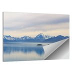 Mount Cook Reflection at Lake Pukaki Wall Art